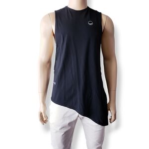 NTRL RBLS Assymetrical Cut Long Line Tank Top